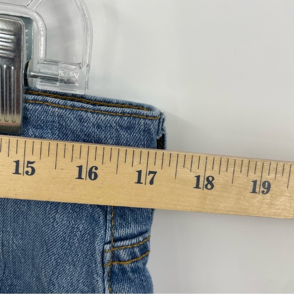 Universal Thread Denim Maxi Skirt High Slit Medium Wash Women’s Size 12 - Picture 7 of 9